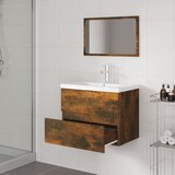  Set kupaonskog namještaja boja hrasta konstruirano drvo | shoptok.hr