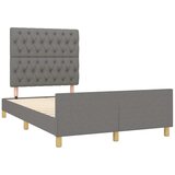  Okvir kreveta bez madraca tamnosivi 120 x 200 cm od tkanine | shoptok.hr