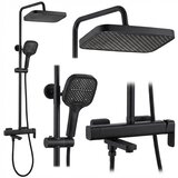 REA Bath Komplet za prhanje Arlo Black | Shoptok.si