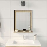  Ogledalo za kopalnico s polico Sonoma hrast 50x12x60 cm iz inženirskega lesa | Shoptok.si