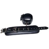Mister B Essential Leather Lockable Ankle Restraints Black | Shoptok.si