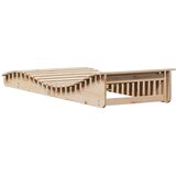  Ležaljka za sunčanje 205 x 80 x 31,5 cm od masivne borovine | shoptok.hr