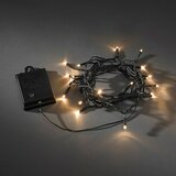 Konstsmide LED svetlobna veriga (20 LED sijalk, 190 cm, črna, svetloba v barvi jantarja, na baterije) Cene