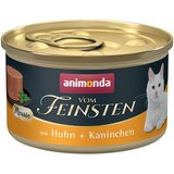  Varčno pakiranje animonda Vom Feinsten Adult 24 x 85 g - Piščanec in zajec | shoptok.hr