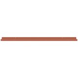  Stenska polica 4 pcs Rdeča 100 x 9 x 3 cm Konstruiran les, (5000201088) | Shoptok.si