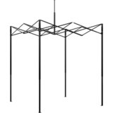 vidaXL Rastlinjak s streho Zelena 200 x 200 x 300 cm Jeklo u