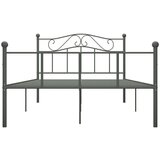  Posteljni okvir siv kovinski 160x200 cm, (20646840) | Shoptok.si