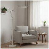 Brilagi LED prigušiva fleksibilna stojeća lampa VARIO LED/14W/230V 157 cm bela | Eponuda.com