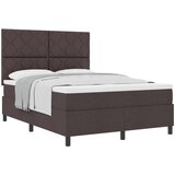 vidaXL Postelja z vzmetnico temno siva 140x190 cm Tkanina, (22083492) Cene