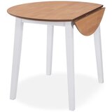 3-dijelni blagovaonski set od MDF-a i drva kaučukovca bijeli | shoptok.hr