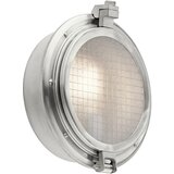 Elstead Lighting Elstead Clearpoint Zunanja stenska svetilka z 1 lučjo, brušen aluminij, IP44, E27, (22100138) | Shoptok.si