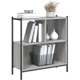 vidaXL Knjižna omara siva sonoma 72x28x77,5 cm inženirski les | Shoptok.si