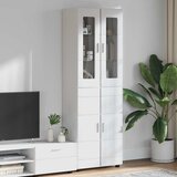  Highboard s policom FLORIN Visoki sjaj bijela 60 x 35 x 182 cm | Eponuda.ba