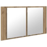  Kupaonski ormar s ogledalom Umjetnički hrast 80 x 12 x 45 cm | shoptok.hr