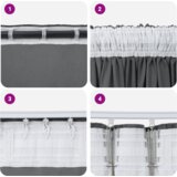  Baršunaste zavjese 2 komada sa očicama Siva 140x140 cm | shoptok.hr