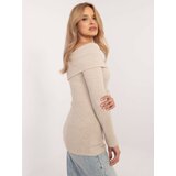Italy Moda Sweater-DHJ-SW-A2449.33-beige | Shoptok.si