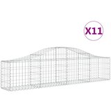  Lučne gabionske košare 11 kom 200x30x40/60 cm pocinčano željezo | Eponuda.com