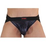 BURN 006 jock shiny blue / black Cene