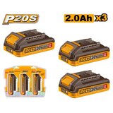 Ingco neto a cosli240311e set baterija 3x2ah super ( COSLI240311E ) Cene