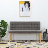 vidaXL Klop 140 cm sivo blago Cene