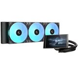 DeepCool Komplet za tekočinsko hlajenje AIO Liquid Cooler LT360 VISION, 360mm, LCD, ARGB, črn Cene