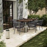 Bessagi Garden Vrtna Miza Mauro Siva, Masivno, 180x90 | Shoptok.si