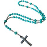 IZMAEL Ogrlica Rožnjak - Turkizna | Shoptok.si