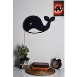Wallity zidna led dekoracija baby whale , 40 x 120 x 3.5 cm, 20.16 w, crvena Cene