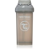 Twistshake Straw Cup Grey steklenička s slamico 6 m+ 360 ml Cene