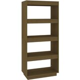 Maison Chic Knjižna omara - Knjižni regal za razdelitev prostora medeno rjava 60x35x135 cm, (21725590) | Shoptok.si