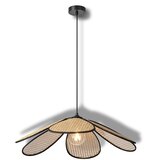Osram Viseći luster na sajli DECOR RATTAN 1xE27/15W/230V, prečnik 69 cm, bež/crna | Eponuda.com
