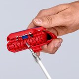 Knipex Univerzalni alat za skidanje izolacije 135 mm 16 95 01 SB ErgoStrip crveni | ePonuda.com