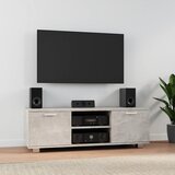 Maison Chic TV omarica - TV stojalo - Televizijska omarica betonsko siva 120x40,5x35 cm inženirski les, (21699974) | Shoptok.si