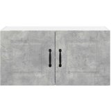 vidaXL Stenska kuhinjska omarica z vrati Betonsko siva 80 x 31 x 40 cm | Shoptok.si