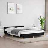  Okvir za krevet bez madraca crni 140x200 cm od tkanine | shoptok.hr