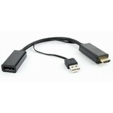 Gembird DSC-HDMI-DP HDMI to DisplayPort converter, black adapter Cene
