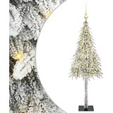  Božićno drvce s 150 LED svjetlima Bijelo 120 cm PE i čelik | shoptok.hr