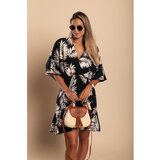 Fenzy Elegantna Mini Obleka S Potiskom Toretta, Črna | Shoptok.si