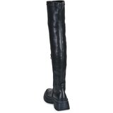 Exé Shoes Visoki škornji W3611-R6296-PU-BLACK Črna | Shoptok.si