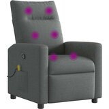  Masažna fotelja, tamno siva tkanina | shoptok.hr
