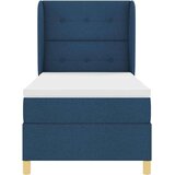  Krevet s opruga kutije s uzglavljem Plava 190 x 90 cm tkanina | shoptok.hr