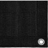 Balkonski zastor crni 120 x 500 cm HDPE | shoptok.hr