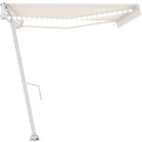  Automatska tenda sa senzorom za vjetar LED 500x300 cm krem | shoptok.hr