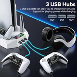 TOKLUCK stojalo za PS5/PS5 Pro s polnilno postajo | Shoptok.si