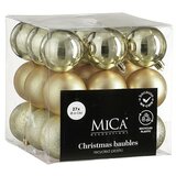 Mica Decorations Božićne kuglice (Šampanjac, Plastika, Promjer: 6 cm, 27 Kom.) | shoptok.hr
