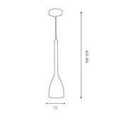  Luster na sajli ISTAPPAR 1xE27/60W/230V crna/zlatna | Eponuda.com