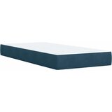 Box spring krevet s madracem tamnoplavi 100x200 cm baršunasti | shoptok.hr