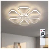 LED prigušiva plafonski ventilator LED/38W/230V prečnik 76 cm bela + daljinski upravljač