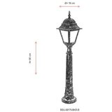 Opviq Vanjska lampa BSU-68179-BKR-B, 90 cm, Podna, IP65, E27, 60W, Smeđa | Eponuda.ba