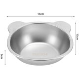 INF 304 Nerjaveče Jeklo Posoda za Hišne Živali s Stojalom - Ergonomska Dvignjena, (5000125225) | Shoptok.si